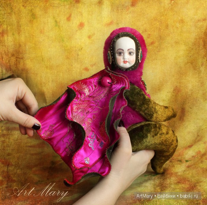 Бабочка Фуксия — Авторские куклы в антикварном стиле: будуарные (фото 2)