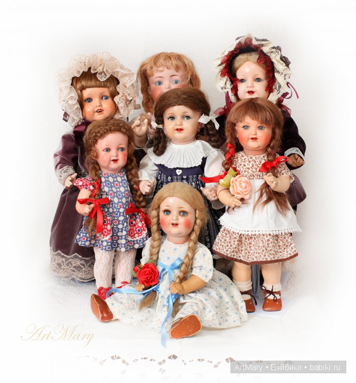Мои антикварные "пузыри" — Редкие антикварные куклы и реплики: воск