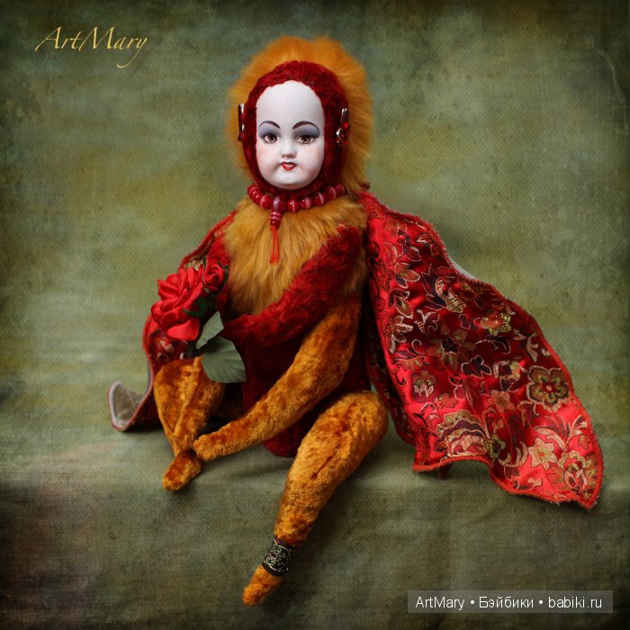 Флоринда — Авторские куклы в антикварном стиле: будуарные (фото 5)