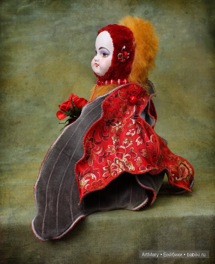 Флоринда — Авторские куклы в антикварном стиле: будуарные (фото 8)