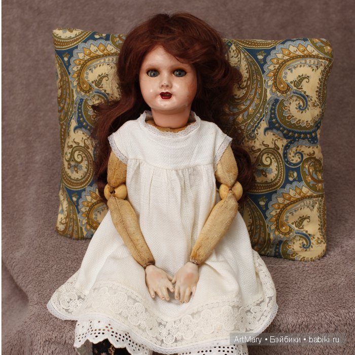 Алиса: новый образ — Авторские куклы в антикварном стиле: будуарные (фото 5)