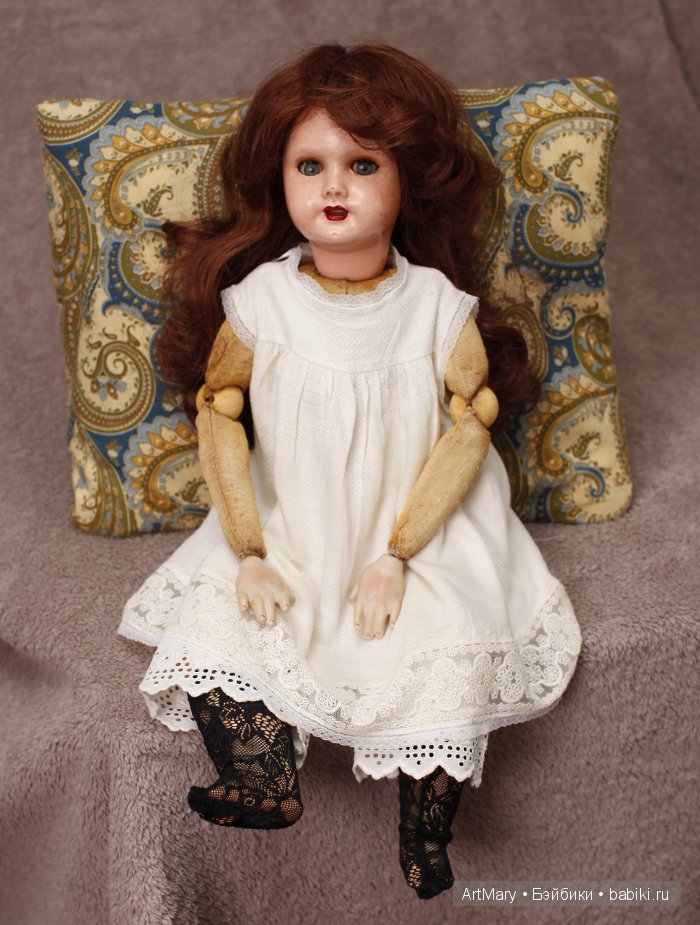 Алиса: новый образ — Авторские куклы в антикварном стиле: будуарные (фото 6)
