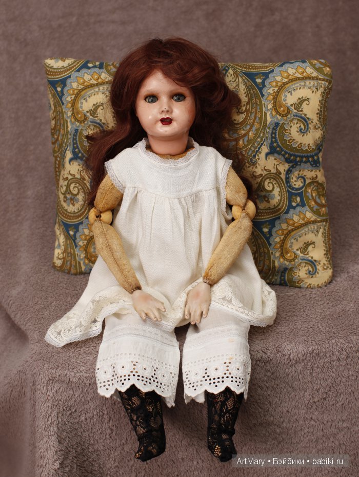 Алиса: новый образ — Авторские куклы в антикварном стиле: будуарные (фото 4)