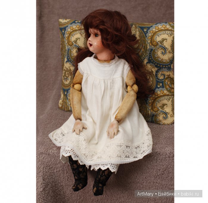 Алиса: новый образ — Авторские куклы в антикварном стиле: будуарные (фото 2)