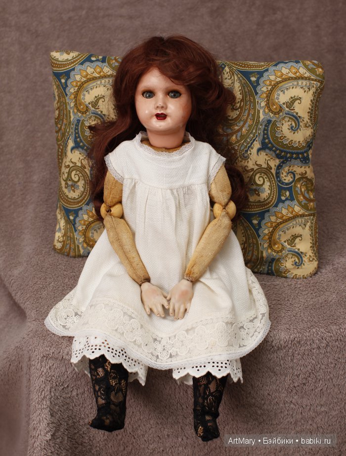 Алиса: новый образ — Авторские куклы в антикварном стиле: будуарные (фото 3)