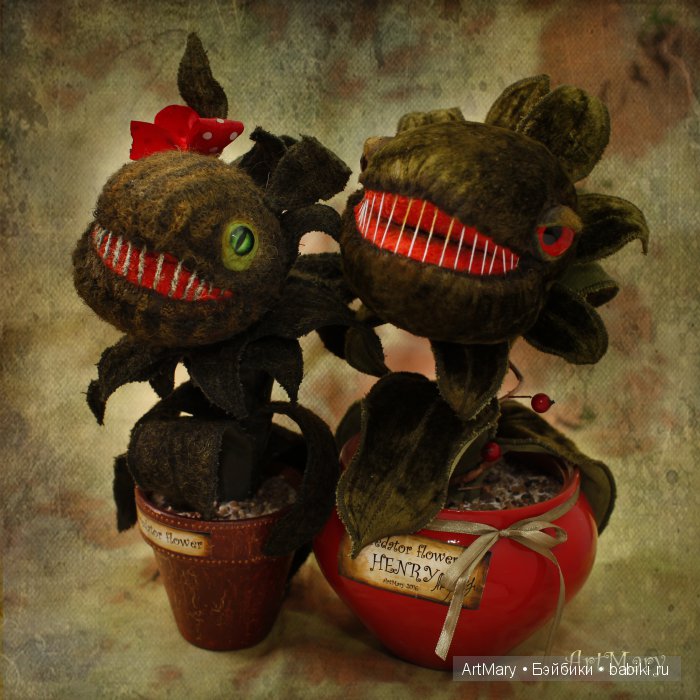 Генри и Джун — Текстильные игрушки и примитивы: кофейные (фото 2)