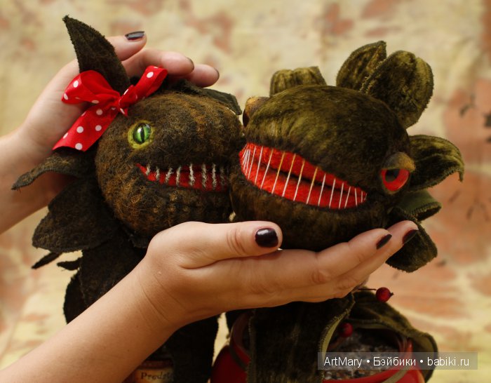 Генри и Джун — Текстильные игрушки и примитивы: кофейные (фото 3)