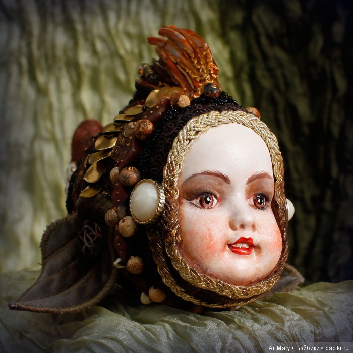 Рыбка-золотая — Авторские куклы в антикварном стиле: будуарные