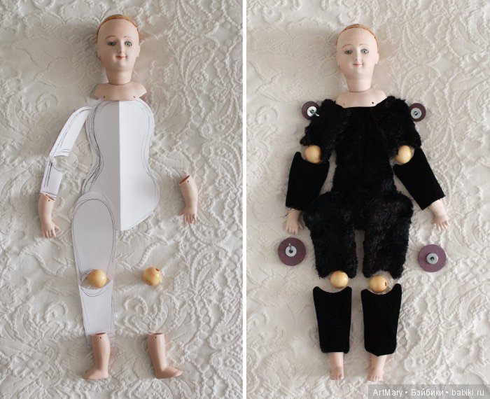 Amber — Авторские куклы в антикварном стиле: будуарные (фото 2)