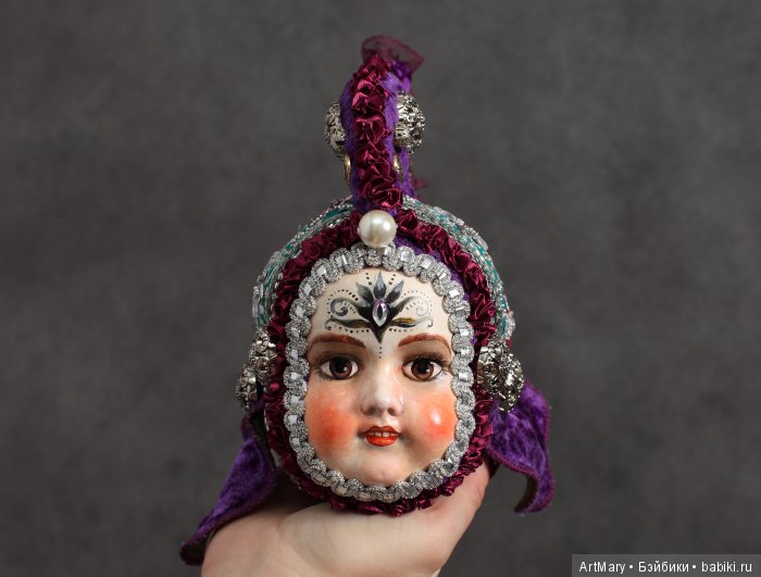 Рыбка Violet — Авторские куклы в антикварном стиле: будуарные (фото 7)