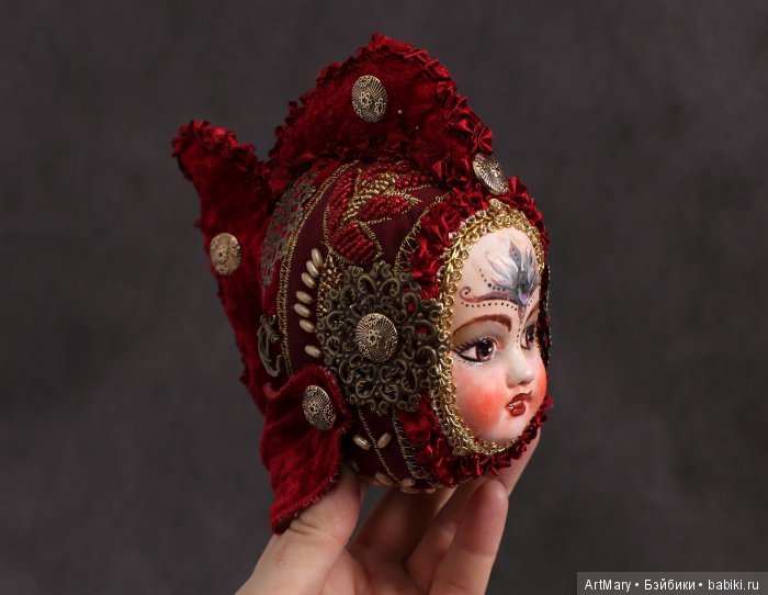 Рыбка Margo — Авторские куклы в антикварном стиле: будуарные (фото 2)