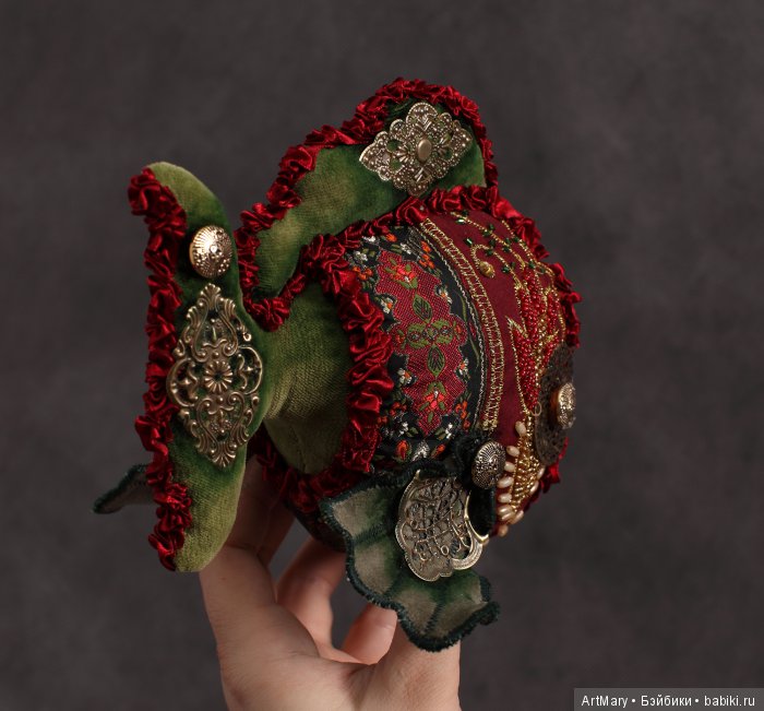 Рыбка "Arizona Dream" — Авторские куклы в антикварном стиле: будуарные (фото 6)