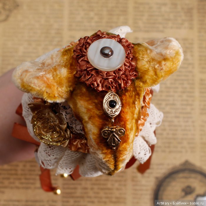 Marotte "Слон Соломон" — Авторские куклы в антикварном стиле: будуарные (фото 8)