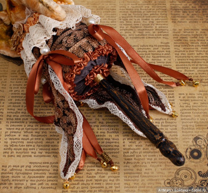 Marotte "Слон Соломон" — Авторские куклы в антикварном стиле: будуарные (фото 6)