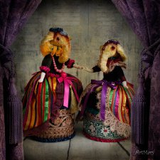 Авторские игрушки Фелиция и Моргана