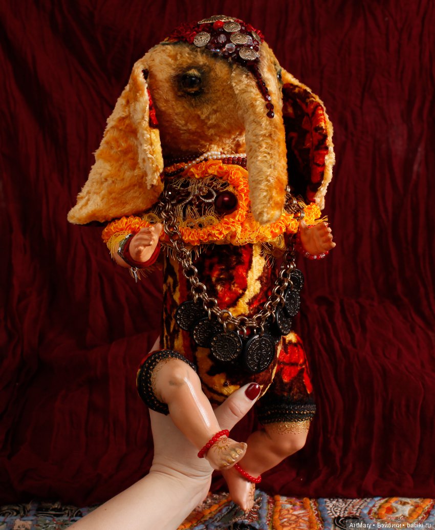 Мой Ганеша, кукла ручной работы | Бэйбики Мой Ганеша, кукла ручной работы (фото 4)