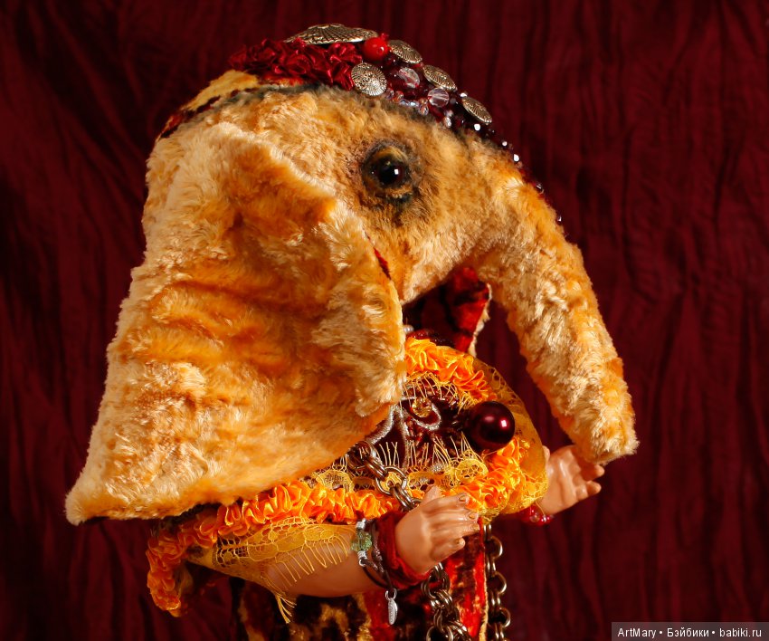 Мой Ганеша, кукла ручной работы | Бэйбики Мой Ганеша, кукла ручной работы (фото 6)