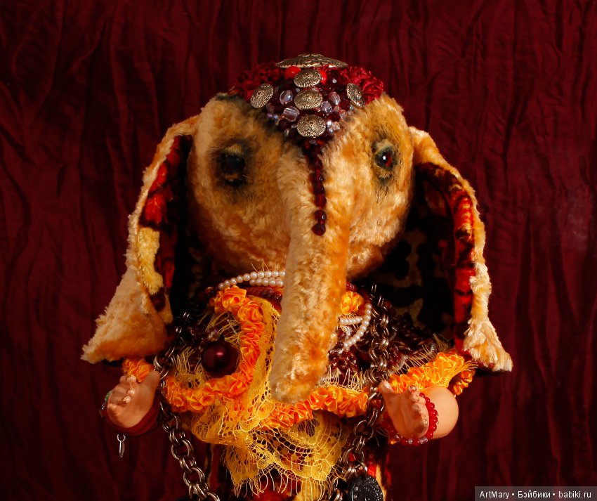 Мой Ганеша, кукла ручной работы | Бэйбики Мой Ганеша, кукла ручной работы