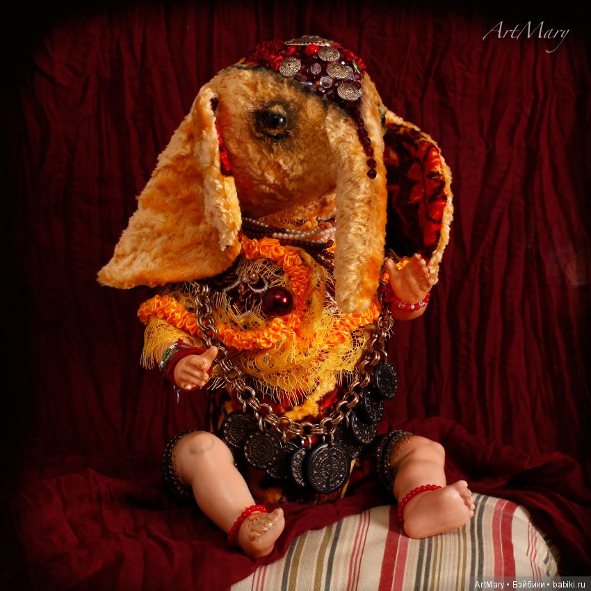Мой Ганеша, кукла ручной работы | Бэйбики Мой Ганеша, кукла ручной работы