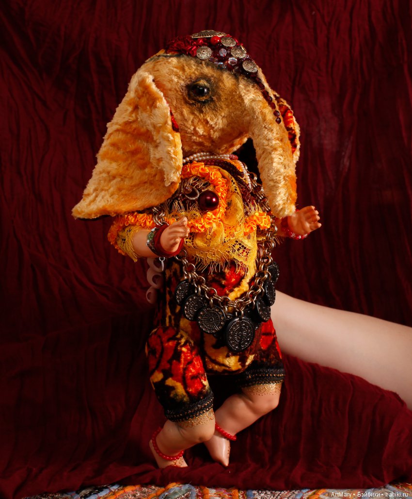 Мой Ганеша, кукла ручной работы | Бэйбики Мой Ганеша, кукла ручной работы (фото 7)