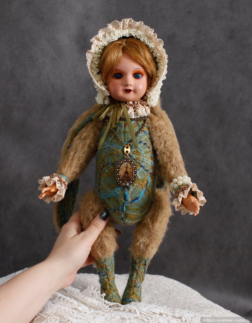 Дженни Клэр — Авторские куклы в антикварном стиле: будуарные (фото 9)