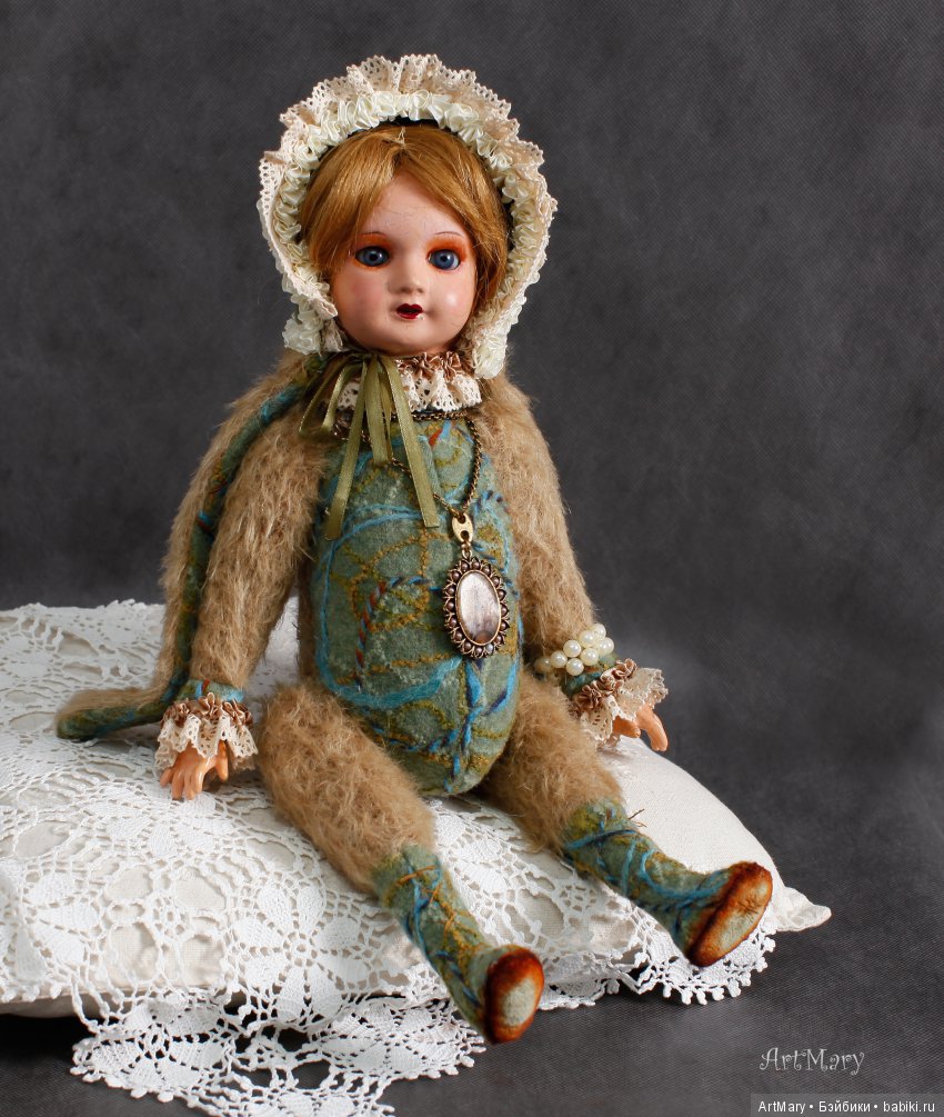 Дженни Клэр — Авторские куклы в антикварном стиле: будуарные (фото 4)