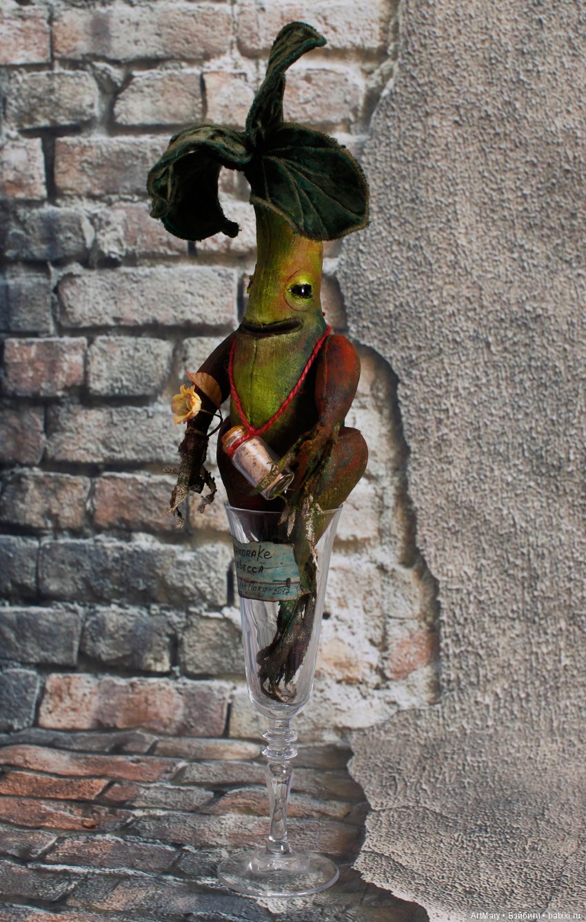 Мандрагора Rebecca — Текстильные игрушки и примитивы: кофейные (фото 7)