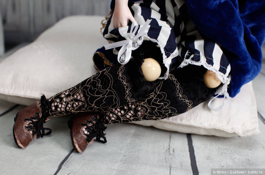 Будуарная кукла Дороти — Авторские куклы в антикварном стиле: будуарные (фото 6)