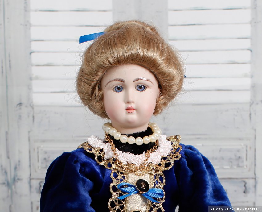 Будуарная кукла Дороти — Авторские куклы в антикварном стиле: будуарные