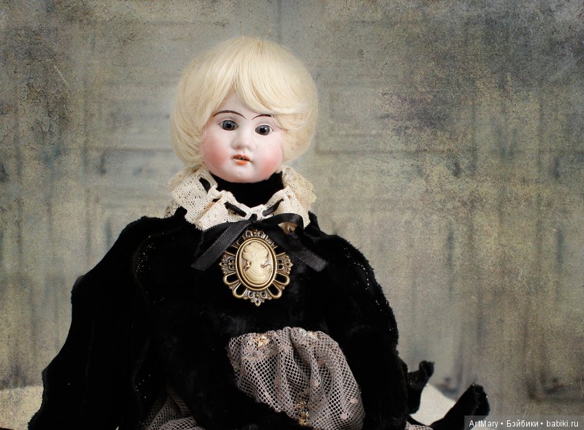 Черный принц — Авторские куклы в антикварном стиле: будуарные