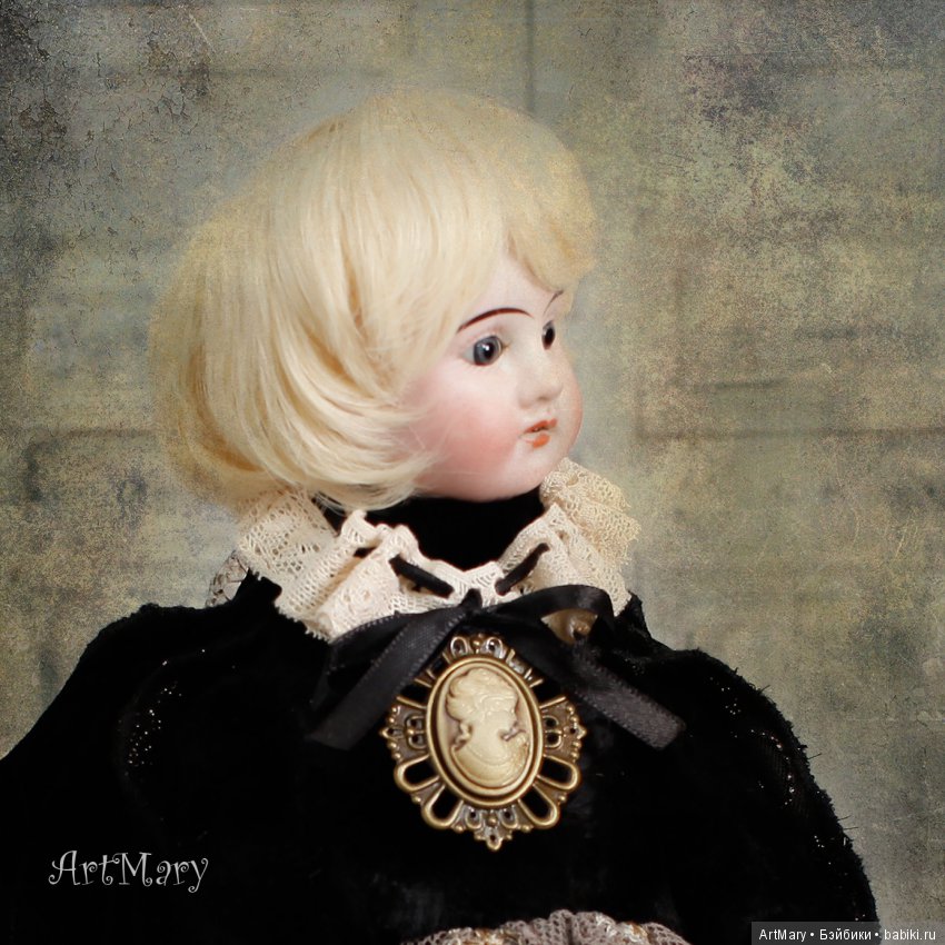 Черный принц — Авторские куклы в антикварном стиле: будуарные (фото 2)