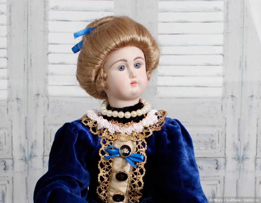 Будуарная кукла Дороти — Авторские куклы в антикварном стиле: будуарные (фото 3)