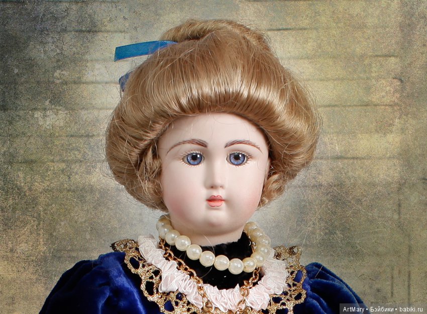 Будуарная кукла Дороти — Авторские куклы в антикварном стиле: будуарные