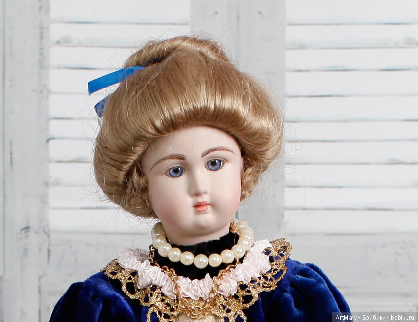 Будуарная кукла Дороти — Авторские куклы в антикварном стиле: будуарные