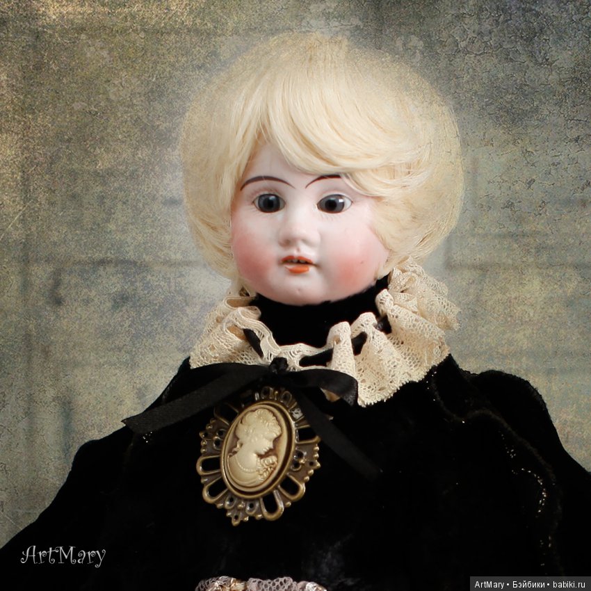 Черный принц — Авторские куклы в антикварном стиле: будуарные (фото 5)