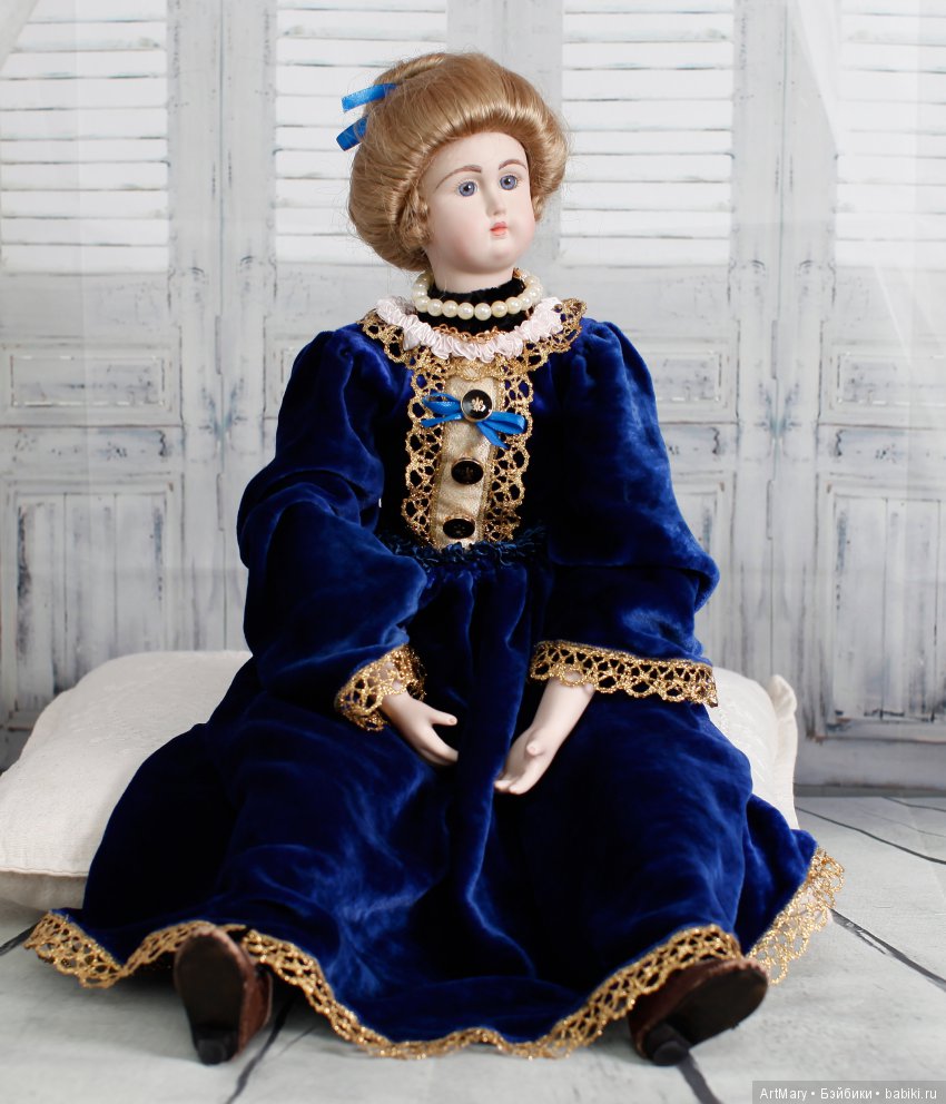 Будуарная кукла Дороти — Авторские куклы в антикварном стиле: будуарные (фото 2)