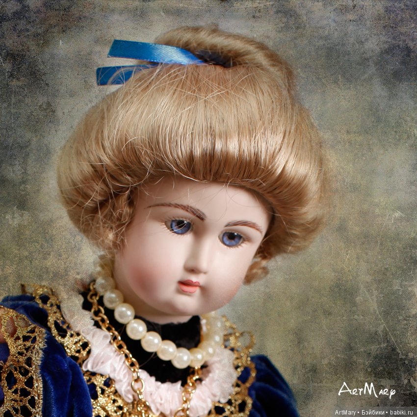 Будуарная кукла Дороти — Авторские куклы в антикварном стиле: будуарные