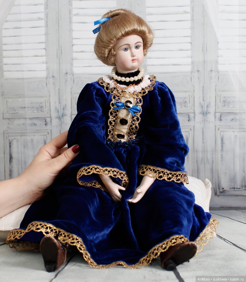 Будуарная кукла Дороти — Авторские куклы в антикварном стиле: будуарные (фото 5)