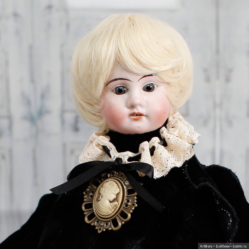 Черный принц — Авторские куклы в антикварном стиле: будуарные (фото 4)