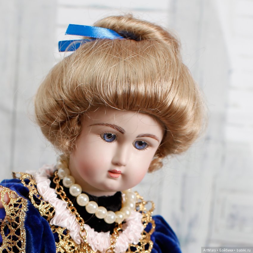 Будуарная кукла Дороти — Авторские куклы в антикварном стиле: будуарные