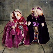 Хомячиха Анабель и Крыса Изольда-образы для вашего будуара