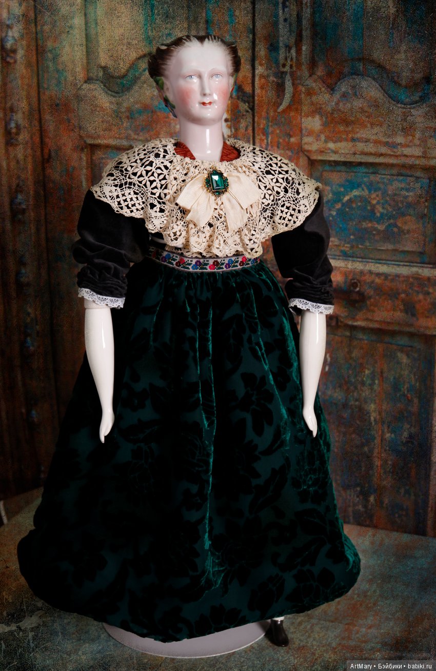 China head doll Schlaggenwald "Morning glory"