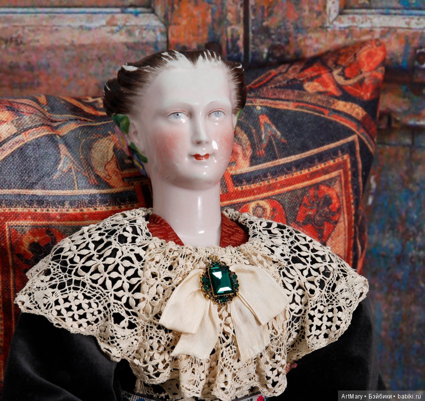 China head doll Schlaggenwald "Morning glory"