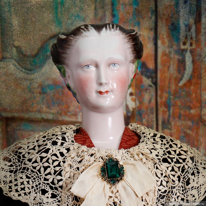 China head doll Schlaggenwald "Morning glory"