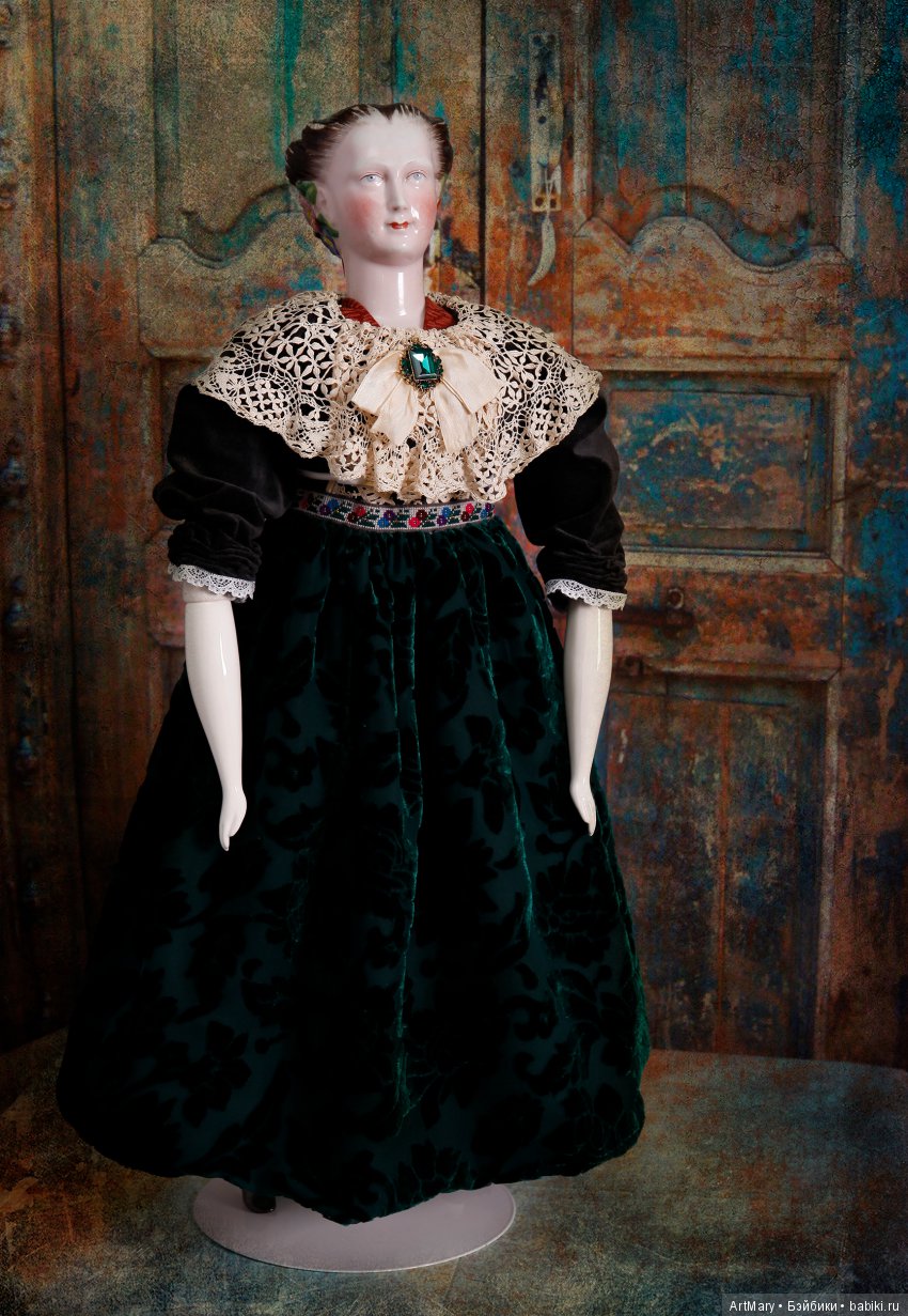 China head doll Schlaggenwald "Morning glory"