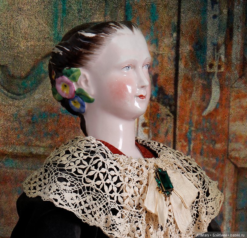 China head doll Schlaggenwald "Morning glory"