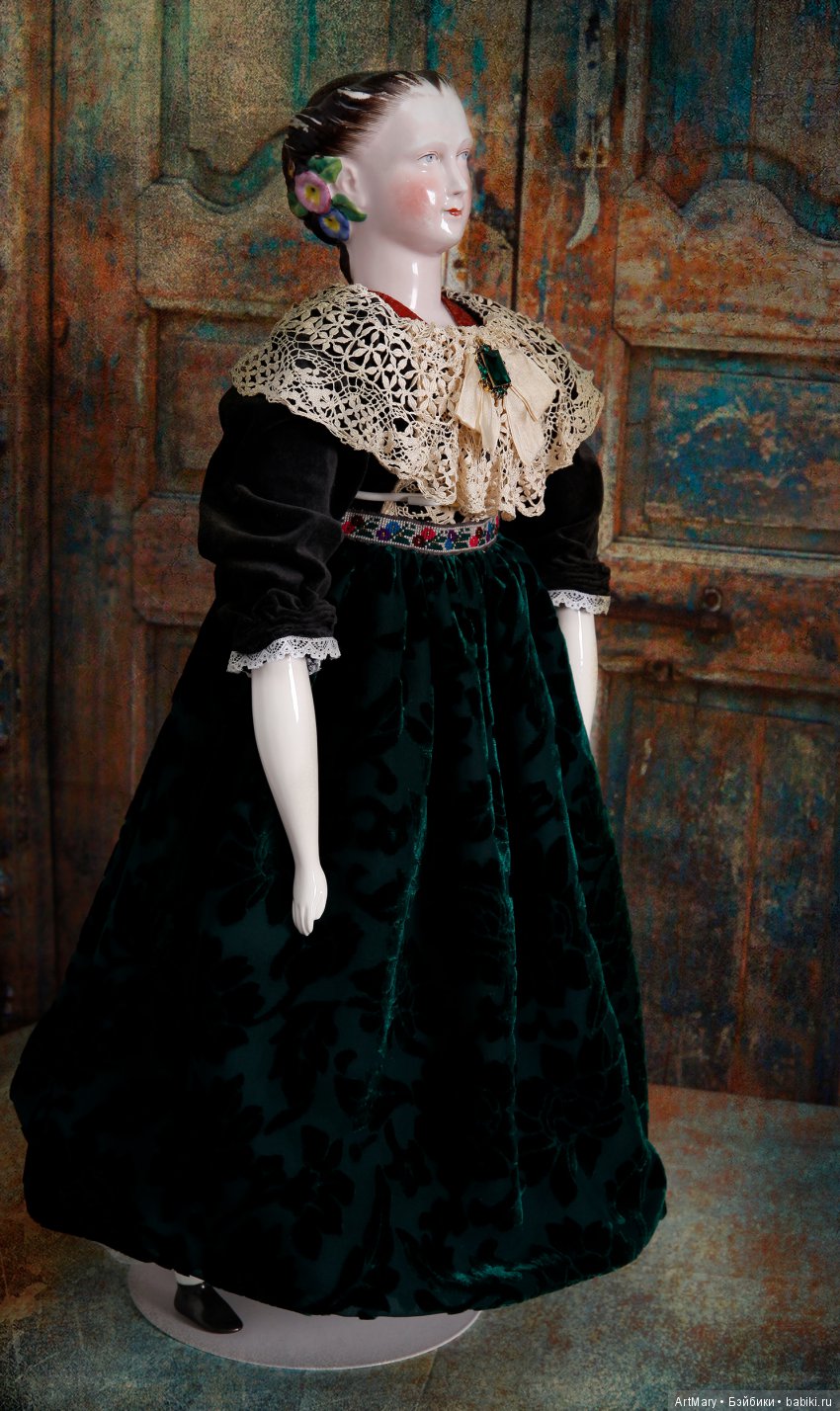 China head doll Schlaggenwald "Morning glory"