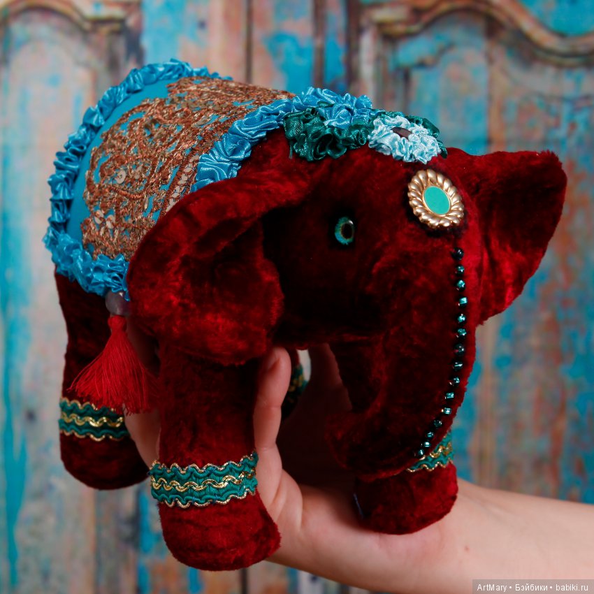 Heavenly Elephant — Авторские мишки Тедди и друзья: фото