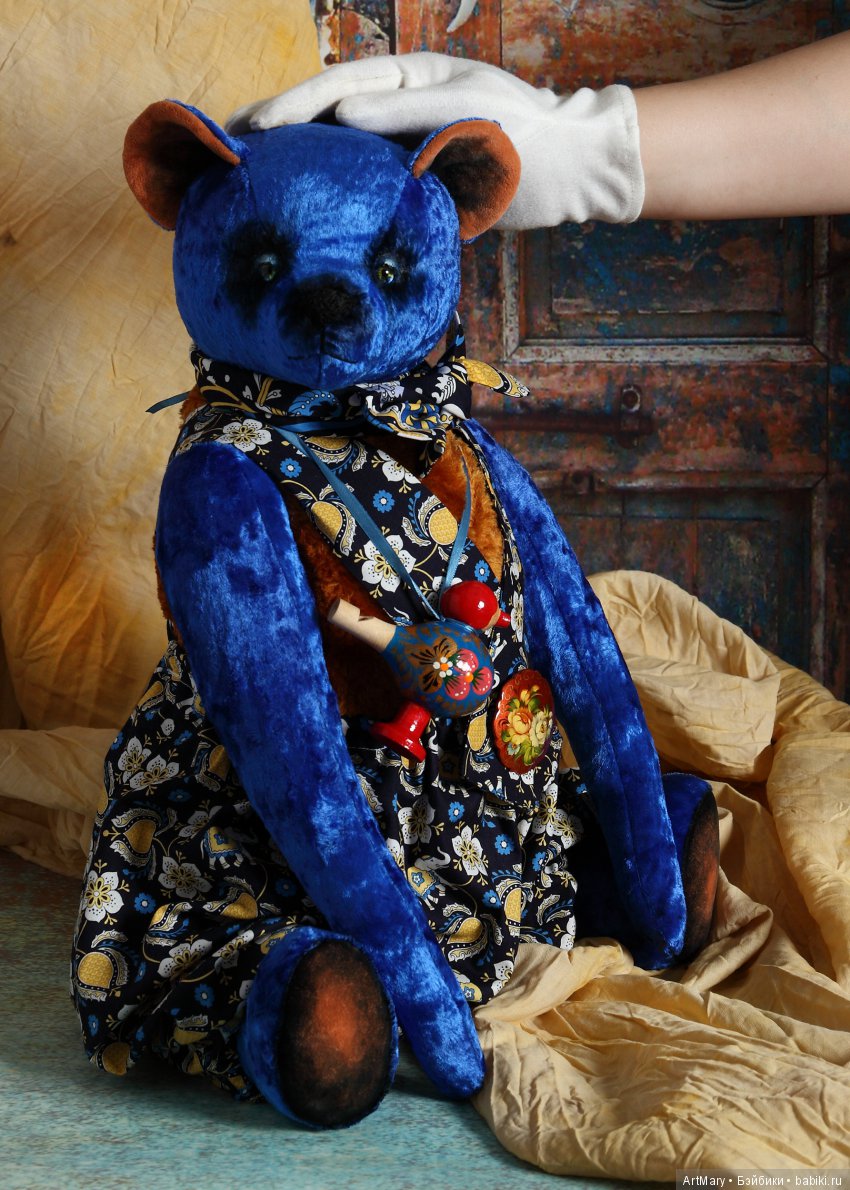 Василёк — Авторские мишки Тедди и друзья: фото (фото 5)