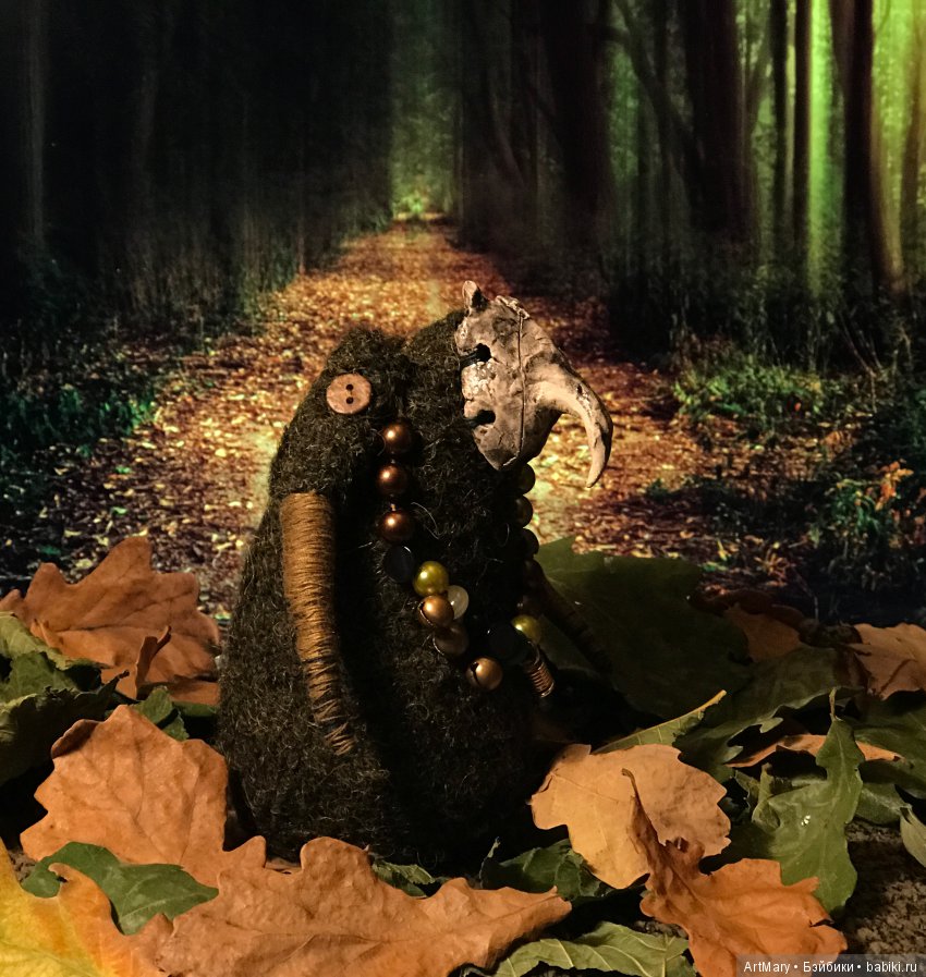 Дух осеннего леса — Текстильные игрушки и примитивы: кофейные